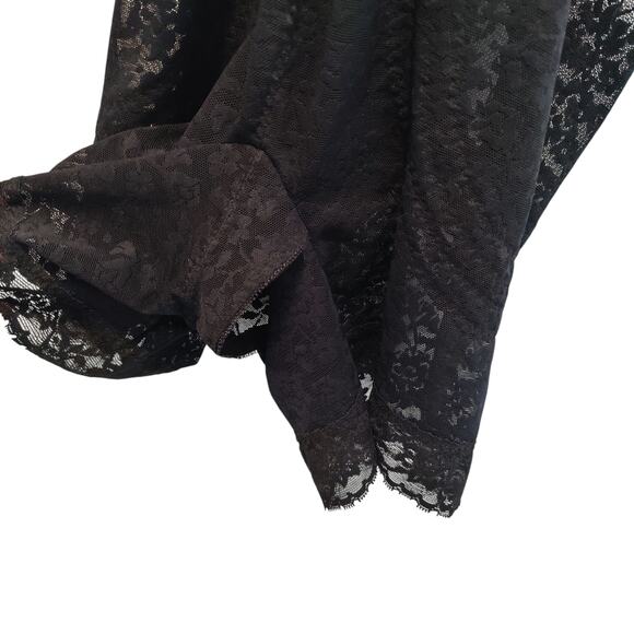 NWT Rago Plus Sz 48C Black Lacette Long Leg Body Briefer Shapewear Light Control - Picture 5 of 10